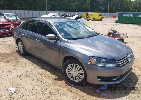 2015 Volkswagen Passat 1.8T S from USA, damaged, VIN 1VWAS7A31FC106266